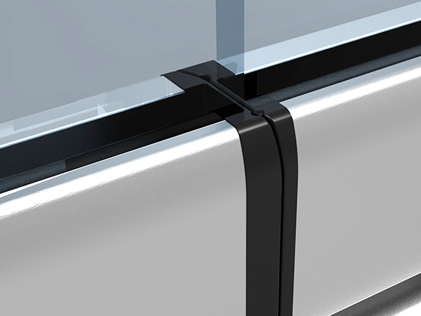 Specially designed overlapping caps for extra water tightness