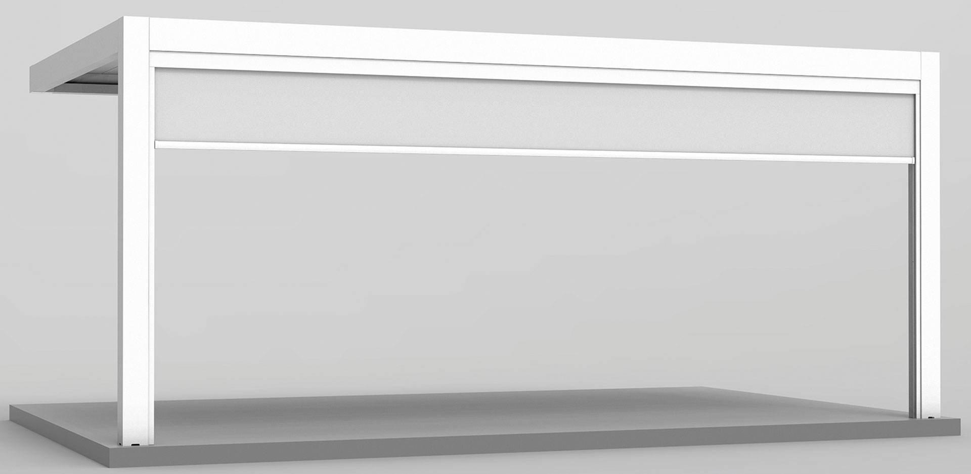 Pergola door insects screens